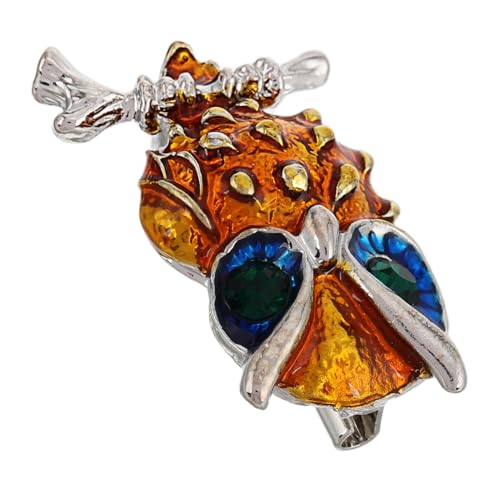 LIOOBO Eulenbrosche Anstecknadel für Männer und Frauen Kreatives Design für Jacken Mäntel und Hüte Einzigartiges Accessoire für Besondere Anlässe und Kleidung von LIOOBO