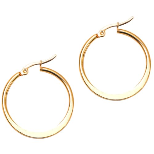 LIOOBO Große Runde Creolen Ohrringe für Damen und Teenager Langlebige Ohrringe Modische Tropfen Designs Hautfreundlich Geeignet für Party Hochzeit und Alltagsschmuck von LIOOBO