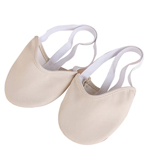 LIOOBO Gymnastik Kappen Mädchen Tanzschuhe Ballettschuhe Ballettschläppchen Größe S (Hautfarbe) von LIOOBO