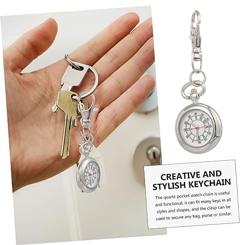 LIOOBO Hängende Taschenuhr Schlüsselanhänger Kleine Tragbare Armbanduhr für Krankenschwestern und Studenten Praktische Prüfungstaschenuhr mit Leichtem Robustem Design LIOOBO Hängende Taschenuhr Schlüsselanhänger Kleine Tragbare Armbanduhr für Krankenschwestern und Studenten Praktische Prüfungstaschenuhr mit Leichtem Robustem Design von LIOOBO
