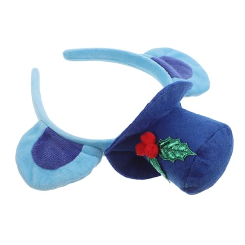 LIOOBO Halloween-bären-stirnband: Tierohren Und Hörner-stirnband - Halloween-weihnachtsfest-thema Tier-cosplay-kostüm-stirnbänder Blau von LIOOBO