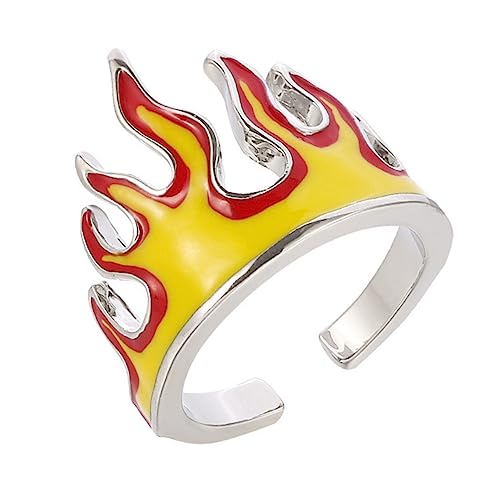 LIOOBO Hip Hop Verstellbarer Offener Finger Kreativer Schmuck für und Studenten Modisches Design Premium als von LIOOBO