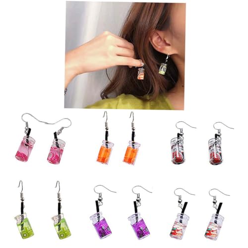 LIOOBO Kreative Frucht Ohrhänger Damen Ohrringe Langlebig Auffällig Vielseitig für Alltag Party von LIOOBO