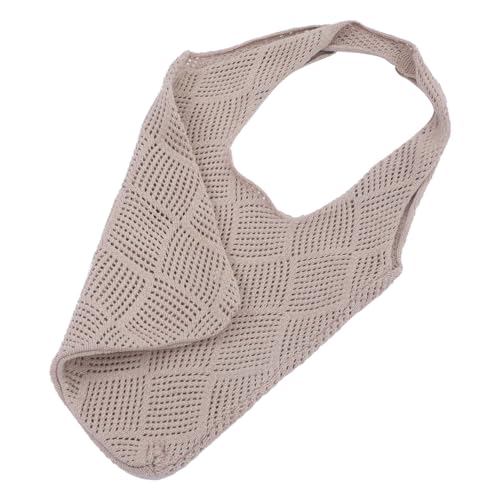 LIOOBO Leichte Große Gestrickte Tote Bag Damen Schultertasche Sommer Handtasche Vielseitig für Strand Camping Wandern Geeignet Boho Gewebte Umhängetasche für Frauen von LIOOBO
