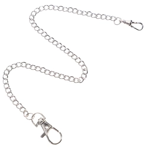 LIOOBO Metal Jeans Chain Herren Geldbörsenkette Vintage Stil Metall taschenuhrenkette Robust Langlebig mit Feiner Verarbeitung und Praktischer Clip Design für Jeans und Hosen von LIOOBO