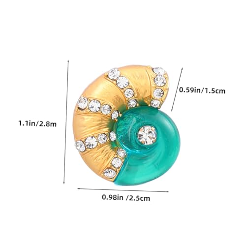 LIOOBO Muschel Ohrstecker Damen Ohrschmuck Party Hochzeit Schmuck Creolen Stecker Langlebig für Festliche Anlässe Geschenkidee von LIOOBO