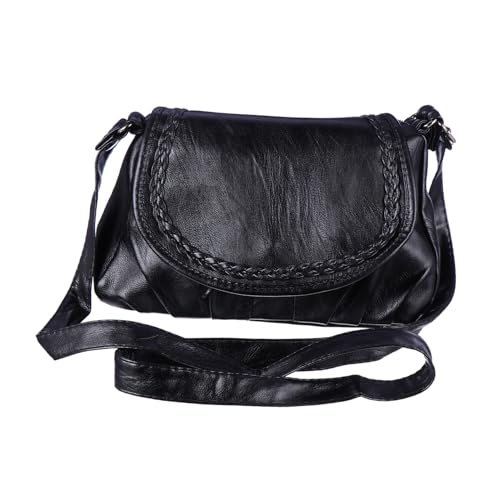 LIOOBO PU Damen Crossbody Bag Modische Umhängetasche Schultertasche Vielseitig Einsetzbar für Alltag Party Shopping Stilvolle PU Messenger Tasche von LIOOBO