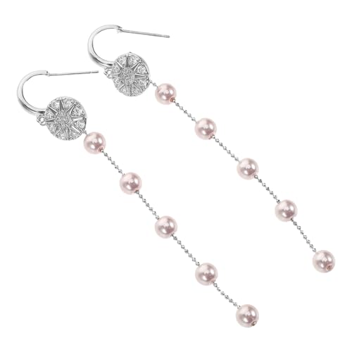 LIOOBO Ohrringe Mit Perlen Und Stern Damen Leichter Und Komfortabler Ohrstecker Für Alltag Und Freizeit Stilvoller Modeschmuck von LIOOBO