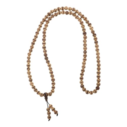 LIOOBO Perlenkette Adlerholz für Gebet Meditation Handgefertigtes Perlen Armband mit Natürlichem Duft Spirituelles für Männer Frauen von LIOOBO