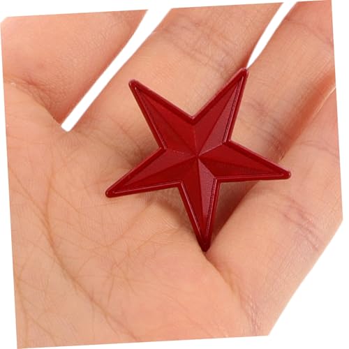 LIOOBO Retro Chinesische Fünf Punkte Stern Brosche Zinklegierung Vintage Anstecknadel für Damen Modisches Accessoire mit Kulturellem Stil und Modernem Design von LIOOBO