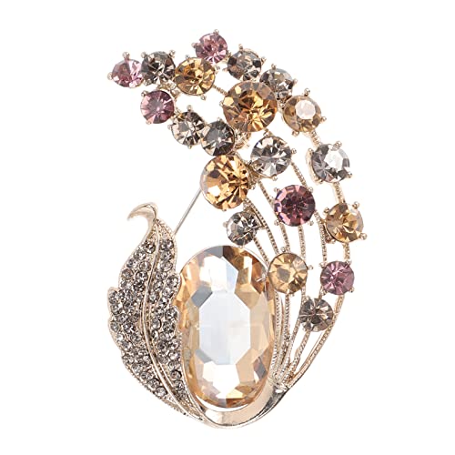 LIOOBO Strassbrosche Schalbrosche Schmuck Kleidungsbrosche Dekorative Brosche Mantel Brosche Hemd Kragen Clip Für Party Hochzeit Geburtstag Anlass von LIOOBO