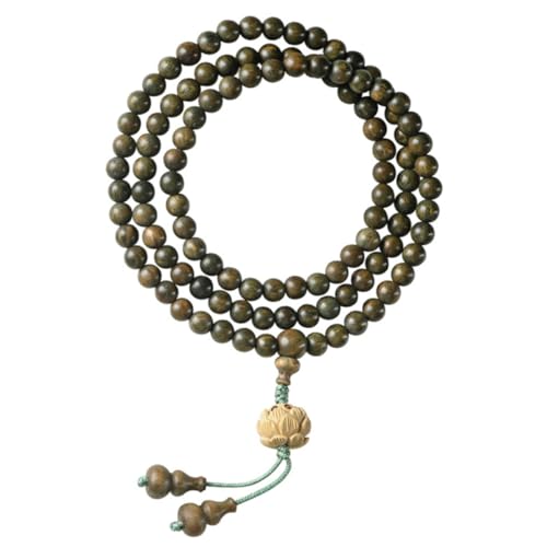LIOOBO Sandelholz Gebetsperlen Armband Perlen Elastisch Unisex Wickelarmband Meditation Rosary Halskette für Männer Frauen Spirituelles Schmuckstück LIOOBO Sandelholz Gebetsperlen Armband Perlen Elastisch Unisex Wickelarmband Meditation Rosary Halskette für Männer Frauen Spirituelles Schmuckstück von LIOOBO