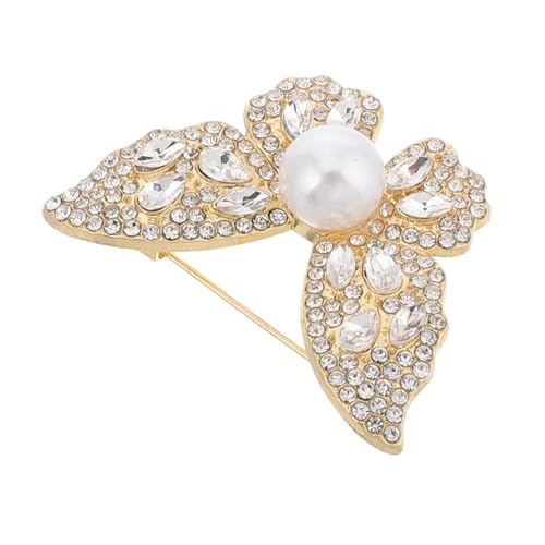 LIOOBO Schmetterlingsbrosche Damen Hohlgearbeitet Brosche Pin Vielseitig für Pullover Hüte und Taschen Eleganter Schmuck für Alltag und Besondere Anlässe von LIOOBO