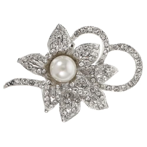 LIOOBO Schuhclips Kunstperlen und Kristallen Abnehmbare Rhinestone Schuhdekoration für Frauen Eleganter Blumenschmuck für Hochzeiten und Besondere Anlässe von LIOOBO