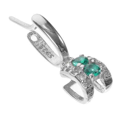 LIOOBO Schmuckzubehör Klemmösen Für Anhänger Charm-halter Für Halsketten Verschlüsse Zur Schmuckherstellung Anhängerverschluss-verbindungsstücke Ösen Für Halsketten von LIOOBO