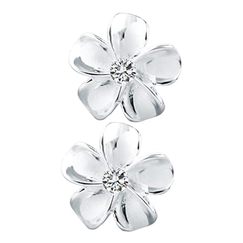 LIOOBO Silber Ohrstecker Damen Blütenform Ohrschmuck Verarbeitung Komfortabel Leicht Zu Tragen Schmuck Für Frauen Mädchen Alltag von LIOOBO
