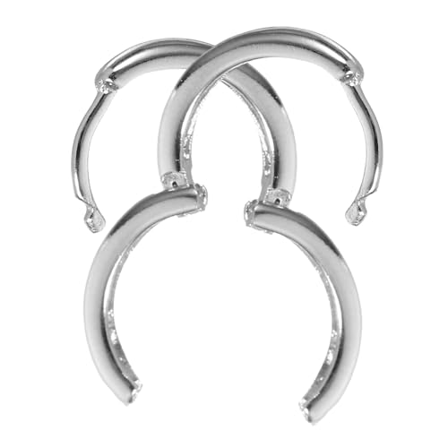 LIOOBO Sterling Silber Creolen Ohrringe Klein Leicht Unisex Stylish Ohrschmuck für Damen Herren Alltag Party von LIOOBO