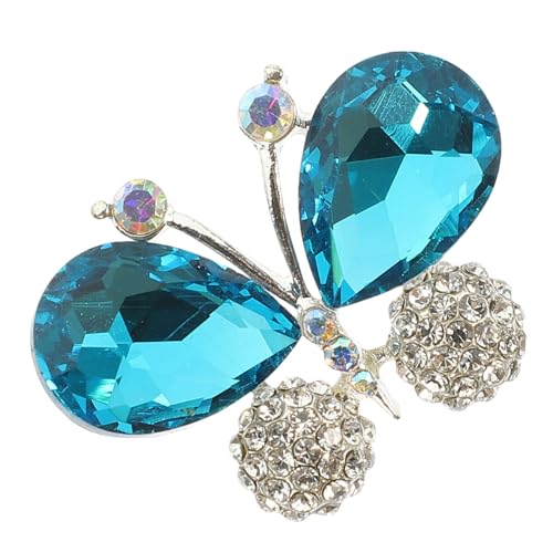 LIOOBO Strass Schmetterling Brosche DIY Applikation Schmuck für Kleidung Schuhe Taschen Modische Glas Dekoration Zubehör von LIOOBO