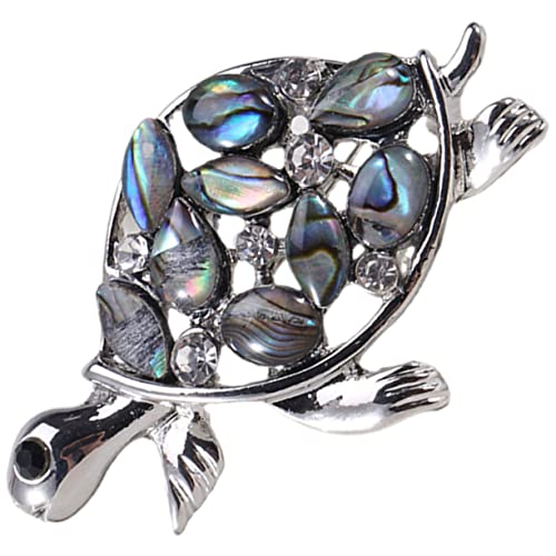 LIOOBO Schildkrötenbrosche Für Damen Stilvolle Anstecknadel Aus Metall Niedliche Tierbrosche Für Kleidung Hochzeits Und Festtagsdeko Langlebig Und Sicher von LIOOBO