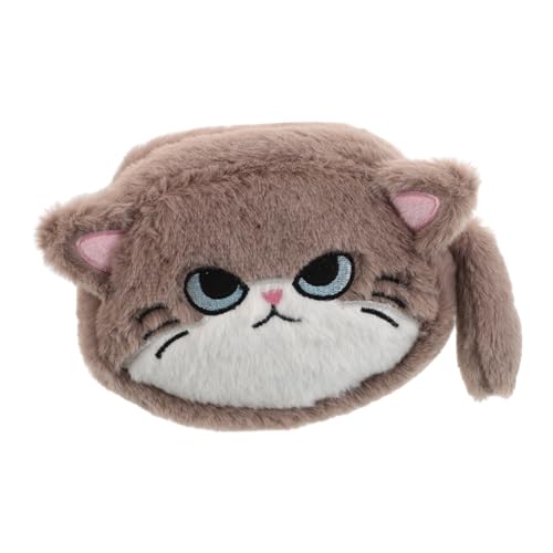 LIOOBO Süßer Katzen Make Up Beutel Cartoon Schlüssel Lippenstift Tierisches Münzfach für Großer Stauraum für Alltägliche Essentials von LIOOBO