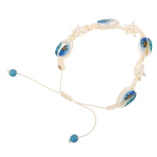 LIOOBO Verstellbares Armband Damen Strandstil Geflochtenes Handgelenk Schmuck Vielseitig Tragbar Als Armband Fußkettchen Oder Halskette Geschenkidee Für Urlaub Und Alltag von LIOOBO