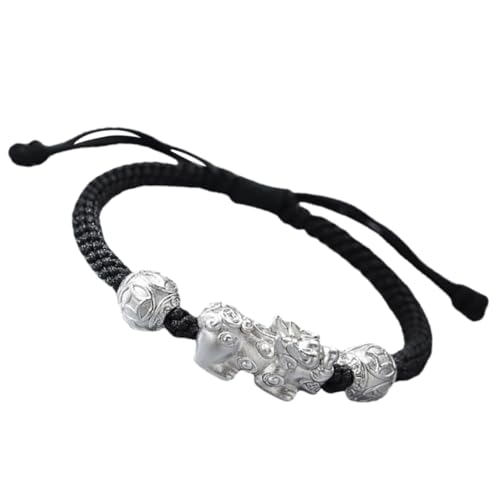 LIOOBO Glücksarmband Chinesisch Geflochtenes Seilarmband Für Männer Und Frauen Verstellbar Handgefertigt Schutzsymbol Für Reichtum Und Glück von LIOOBO