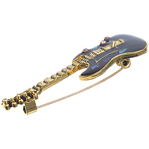 LIOOBO Vintage Gitarren Anstecknadel Brosche für Männer und Frauen und Vielseitig zur Dekoration von Kleidung und Taschen Langlebiges Design Kreative Geschenkidee für Festivals und LIOOBO Vintage Gitarren Anstecknadel Brosche für Männer und Frauen und Vielseitig zur Dekoration von Kleidung und Taschen Langlebiges Design Kreative Geschenkidee für Festivals und von LIOOBO
