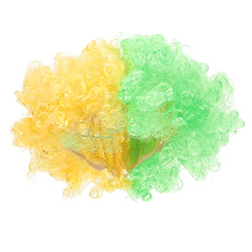 LIOOBO Wear-resistant Clown Hair Wig Mit Flaggen-design Atmungsaktive Perücke Für Und Themenpartys Accessoire Für Lustige Auftritte von LIOOBO