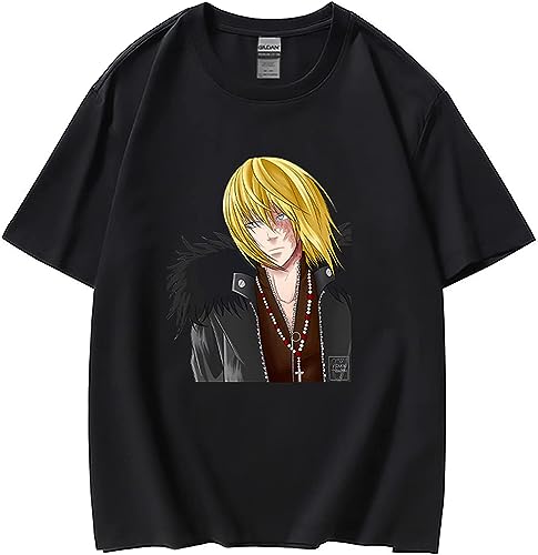 Death Note Mihael Keehl Mello Pullover Casual Loose Top Kira Ryuk Lawliet Death Note Costume (Small) von LIPENGH59