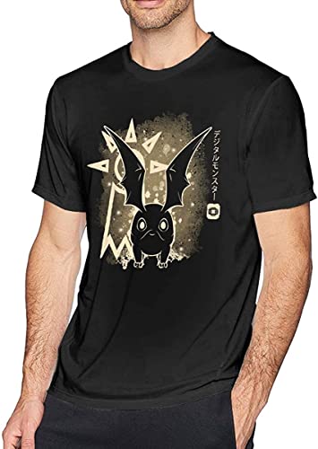 Digimon Courage - Agumon Men's Soft Cotton Long Sleeve T-Shirt Top Hemden(XX-Large) von LIPENGH59