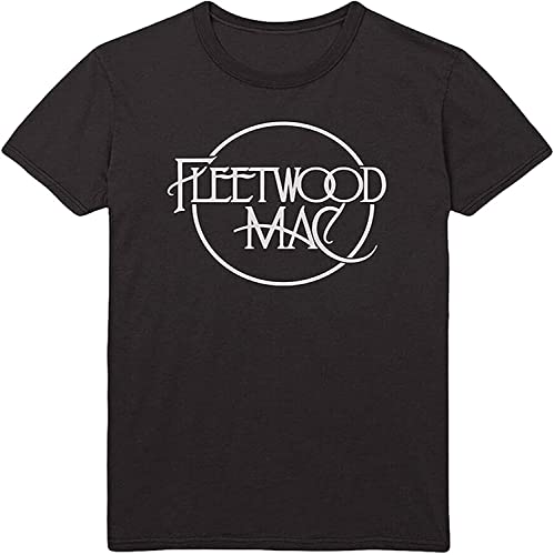 Fleetwood Mac Classic Logo Black T-Shirt S T-Shirts & Hemden(Large) von LIPENGH59