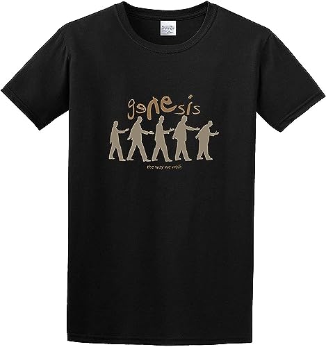 Genesis 'The Way We Walk' Cotton Shirt Mens T-Shirts & Hemden(Medium) von LIPENGH59