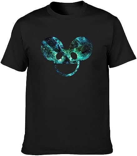 Men's Timika Campbell Mens Deadmau5 Galaxy Background Logo T Shirt T-Shirts & Hemden(3X-Large) von LIPENGH59