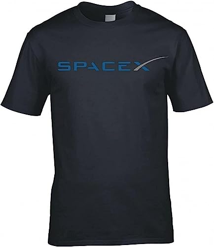 Xiaoqiu Men's SPACEX Logo T-ShirtBlack T-Shirts & Hemden(X-Large) von LIPENGH59