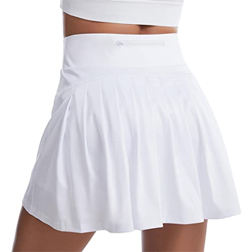 Damen Sport Rock mit Hose Sommerrock Minirock Sportrock Golfrock Tennis Golf Rock Sport Workout Running kurz von LIPIODOL