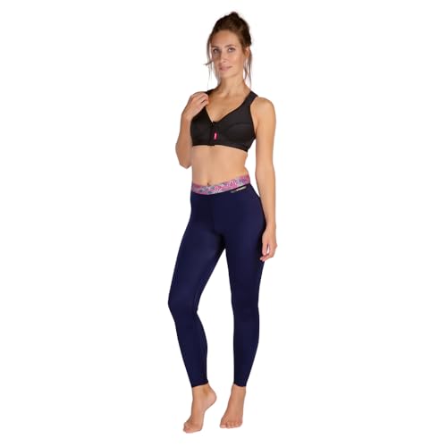 LIPOELASTIC® Active Leggings Kompressions-Leggings zur Verhinderung von Schwellungen und Schwere in den Beinen, Dunkelblau., S von LIPOELASTIC