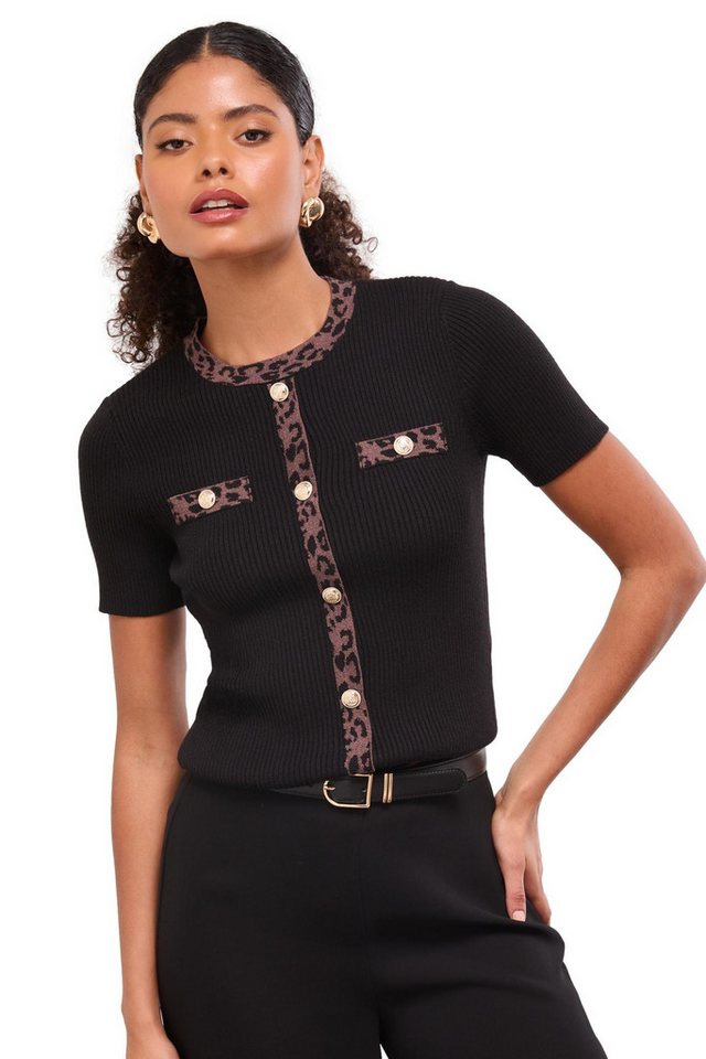 LIPSY 2-in-1-Shirt Lipsy Kurzärmeliges Strickoberteil (1-tlg) von LIPSY