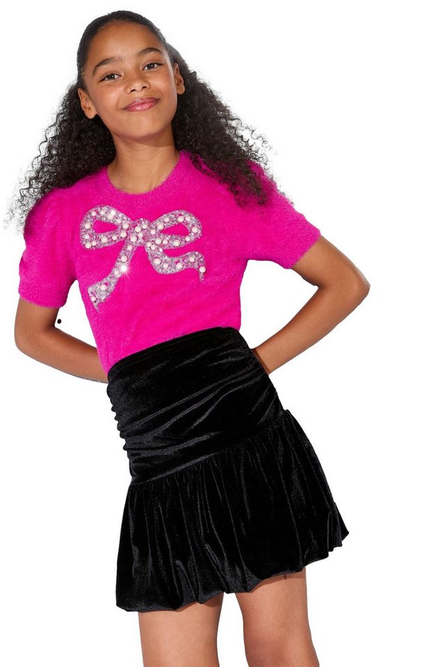 LIPSY Ballonrock Lipsy Samtrock mit Ballonsaum (1-tlg) von LIPSY