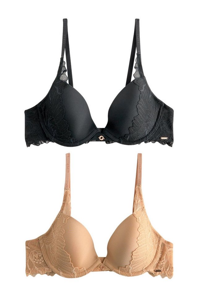 LIPSY Dekolleté-BH Lipsy Wattierte Dekolleté-BHs mit Bügel, 2er-Pack (2-tlg) von LIPSY