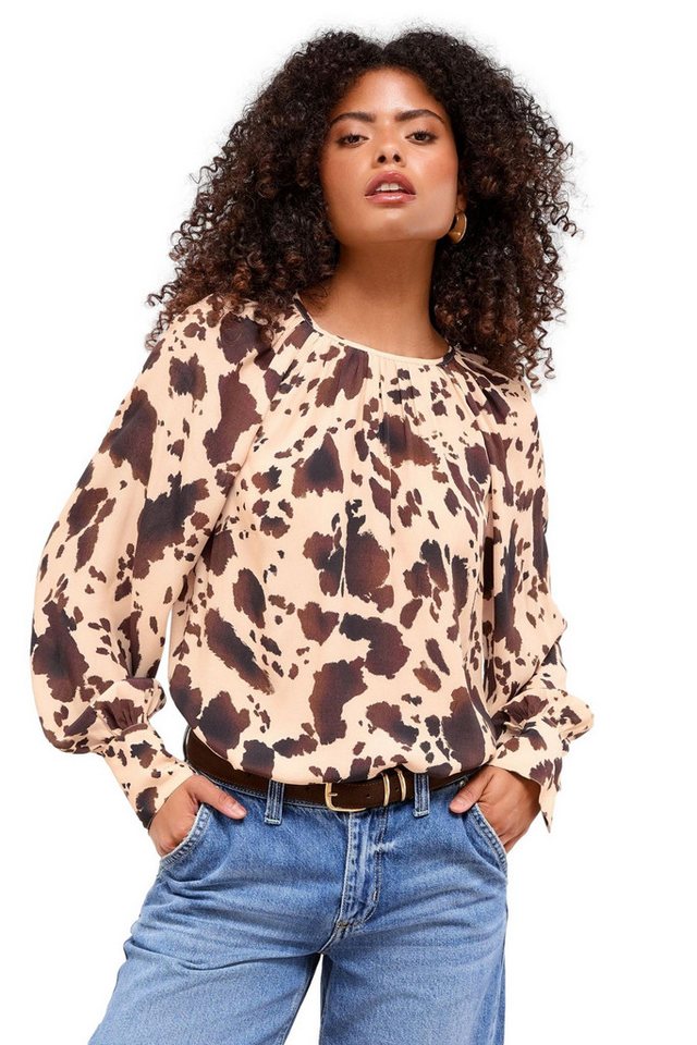 LIPSY Druckbluse Lipsy Bedruckte Bluse mit Blousonärmeln, Regular (1-tlg) von LIPSY