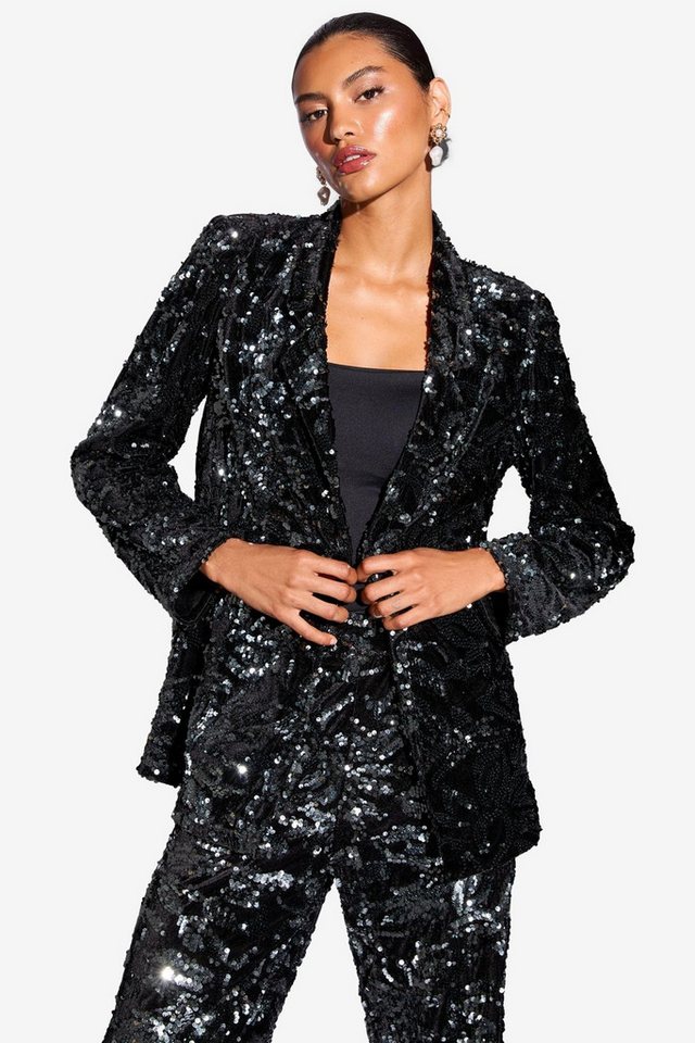 LIPSY Jackenblazer Lipsy Relaxed Fit Bedruckter Blazer, Regular (1-tlg) von LIPSY