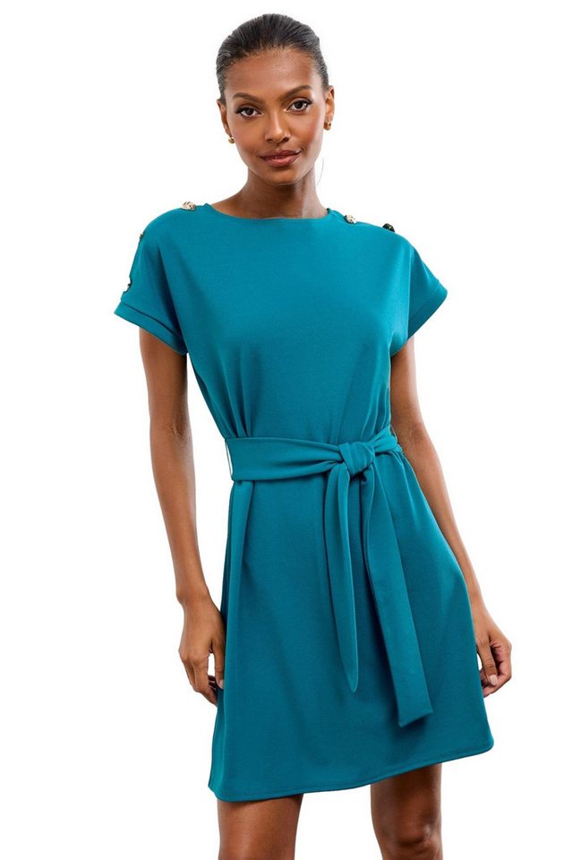 LIPSY Jerseykleid Lipsy Mini-Etuikleid mit Uniformknöpfen, Regular (1-tlg) von LIPSY