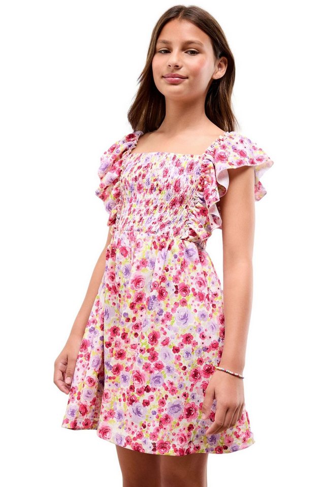 LIPSY Jerseykleid Lipsy Rüschenkleid aus Jersey mit Blumenmuster (1-tlg) von LIPSY