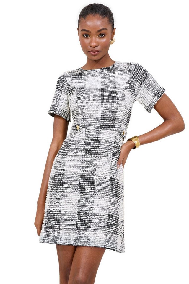 LIPSY Jerseykleid Lipsy Skater-Minikleid mit seitlichen Knöpfen (1-tlg) von LIPSY