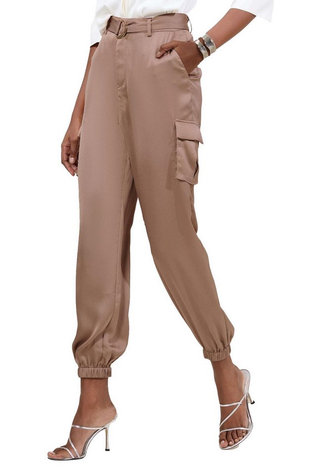 LIPSY Jogginghose Jogginghose aus Satin mit Bündchen, Regular (1-tlg) von LIPSY