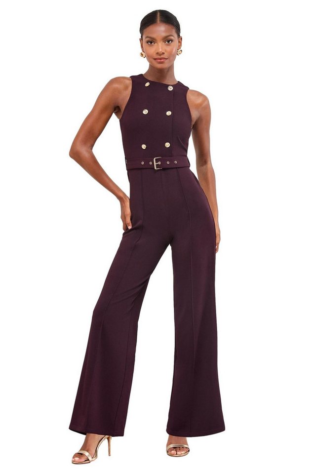 LIPSY Jumpsuit Lipsy Ärmelloser Jumpsuit mit Gürtel (1-tlg) von LIPSY