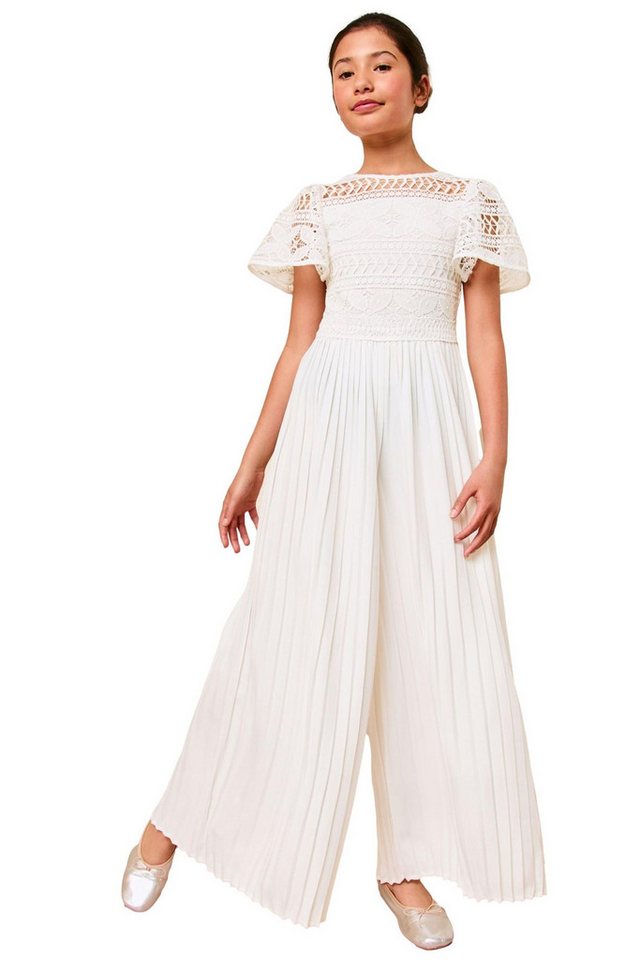 LIPSY Jumpsuit Lipsy Festlicher Spitzen-Jumpsuit mit Flatterärmel (1-tlg) von LIPSY