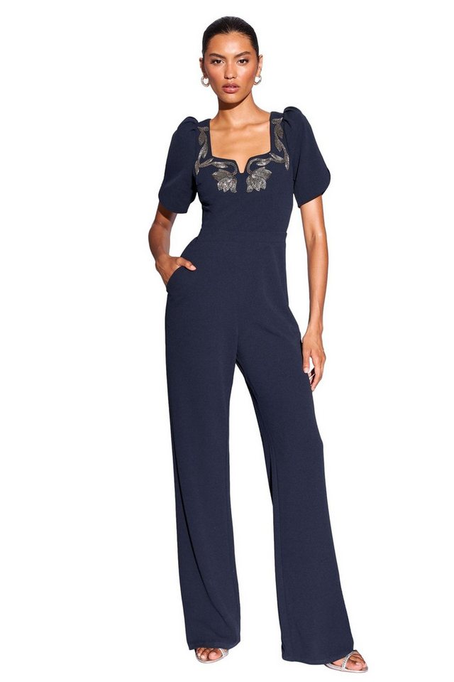 LIPSY Jumpsuit Lipsy Jumpsuit mit Puffärmeln, Regular (1-tlg) von LIPSY