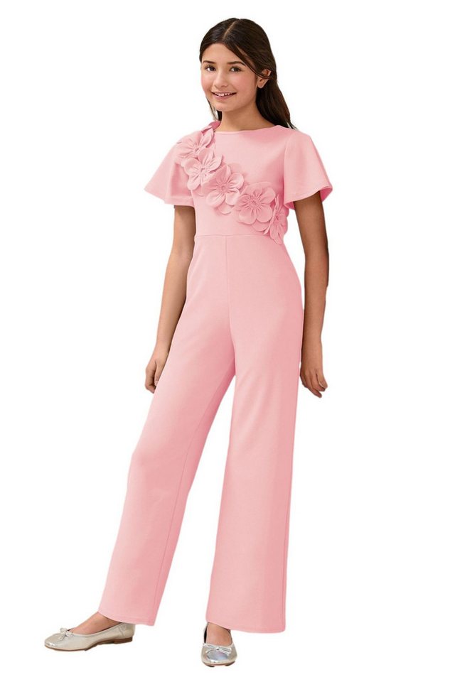 LIPSY Jumpsuit Lipsy Overall mit 3D-Ansteckblume (1-tlg) von LIPSY
