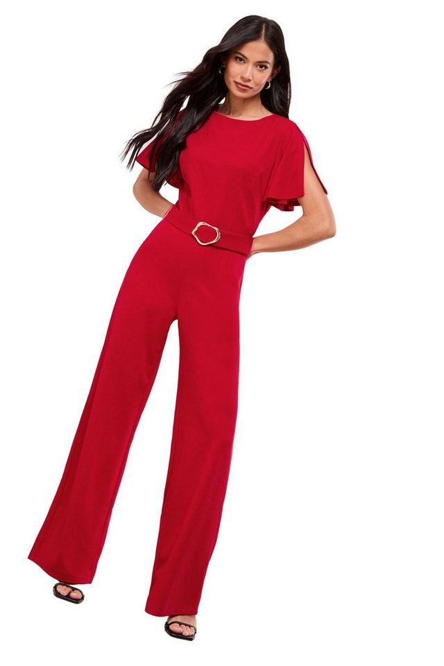 LIPSY Jumpsuit Lipsy Overall mit Gürtel und Metalldetails Regular (1-tlg) von LIPSY